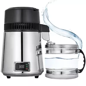 4L Distiller 304 Stainless Steel Water Distiller Purifier - UK Shipping Only - Picture 1 of 8