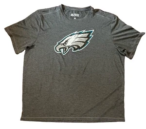 Majestic Philadelphia Eagles NFL Gray Cool Base T-Shirt Size 2XL - Picture 1 of 6