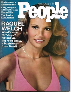 PEOPLE MAGAZINE RAQUEL WELCH June 1976 JOHN McLAUGLIN PIATIGORSKY MIKE SCHMIDT - Picture 1 of 2