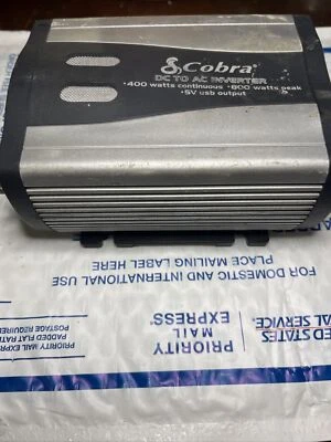 Cobra CPI 480 400/800 Watt Power Inverter AC/DC 2 Outlets USB - Image 1 of 4