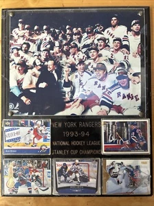 1993-94 New York Rangers Stanley Cup Champions Plaque - Picture 1 of 6
