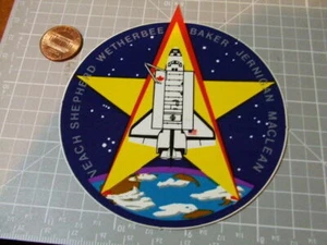 NASA GLOSSY STS-52 SHUTTLE STICKER DECAL ORIGINAL STOCK STICKER - Picture 1 of 1