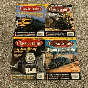 Classic Trains Magazine Back Issues 4 Uncirculated Newsstand Complete 2014 Steam - Picture 1 of 1