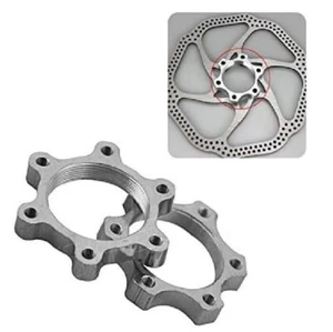 Bike Freewheel Threaded Hubs Disc Brake Rotor 6 Bolt Flange Adapter 44MM 2 Pcs - Picture 1 of 12