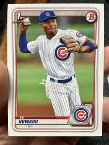 2020 1st Bowman Draft Ed Howard Rookie #BD-98 Chicago Cubs QTY!!!🔥⚾️ - Picture 1 of 2