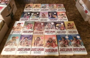 Lot of 22 Slocum Westerns Jake Logan - Picture 1 of 2