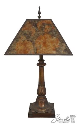 LF64969EC: Ellis Island Mica Shade Table Lamp - Image 1 of 4