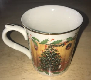 Taza Lenox Santa's Holiday Journey A FRIEND TO ALL de colección 1998 - Imagen 1 de 14