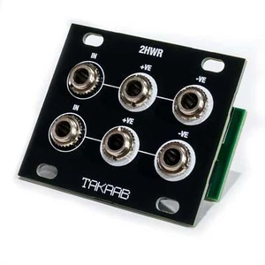 Takaab 2HWR - Dual Passive Half Wave Rectifier 1U tile For Eurorack Synthesizers - Picture 1 of 2