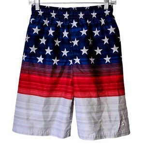 UNDER ARMOUR AMERICAN FLAG FREEDOM MESH LINED SWIM SHORTS TRUNKS STARS & STRIPES - Picture 1 of 6