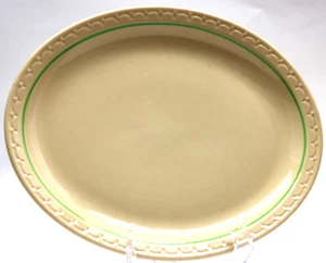 Vintage Syrakus Porzellan Restaurant Geschirr Econo-Rand 11,25" Essteller geprägt beige - Bild 1 von 6