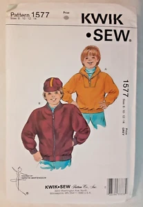 Chaqueta para niños Kwik patrón de costura 1577 proyecto artesanal (H) - Imagen 1 de 2