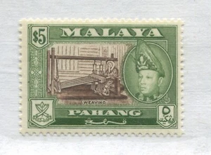 Malaya Pahang 1957 $5 mint o.g. hinged - Picture 1 of 1
