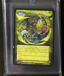 Magi Nation Duel - Bythan's Gift - Naroom Spell LIMITED Promo 2001 - Picture 1 of 1