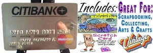 ๐gold Citibank Mastercard 04/99 EXPIRED-Vintage-๐gift๐-great price - Picture 1 of 7