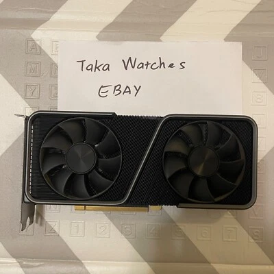 NVIDIA GeForce RTX 3070 Founders Edition 8GB GDDR6 Graphics Card GPU (No Box) - Image 1 of 4