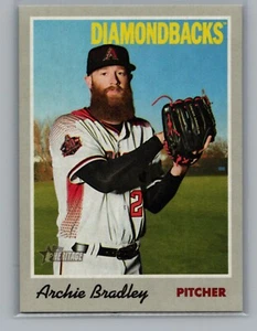 Topps Heritage #81 2019 Archie Bradley culata abatible/5 Arizona Diamondbacks - Imagen 1 de 2