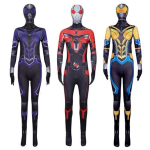 New Kids Adult Ant-Man and the Wasp Quantumania Cosplay Costume Jumpsuit Antman - Picture 1 of 5