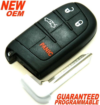 NUEVO OEM 2015-2018 DODGE CHALLENGE 4 BOTONES MANDO A DISTANCIA LLAVERO INTELIGENTE 68051387 Foto 1 de 4