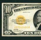 $10 1928 Gold Certificate DAILY CURRENCY AUCTIONS COMBINED SHIPPING