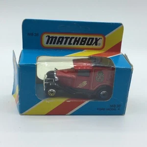 Matchbox 1-75 Series MB38 Ford Model A Isle of Man Post Office Open Box - Picture 1 of 8