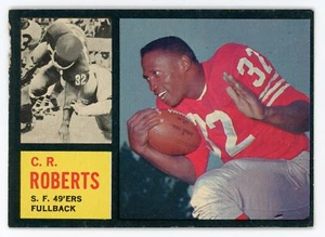1962 Topps C.R. Roberts SP Short Print #154 49ers Good - Picture 1 of 1