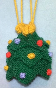 MODELLO MAGLIA - Sacchetto regalo cordoncino albero di Natale 10 cm adatto Choc arancione - Foto 1 di 1