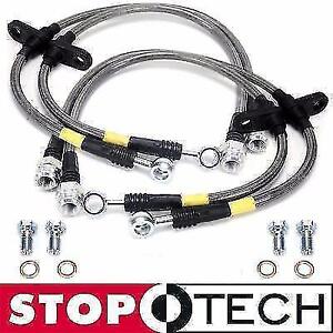 STAINLESS STEEL FRONT+REAR BRAKE LINES FOR 90-93 ACURA INTEGRA - STOPTECH