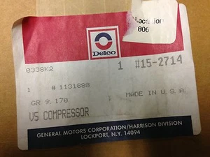 COMPRESOR DE AIRE ACONDICIONADO DELCO 15-2714 - Imagen 1 de 5