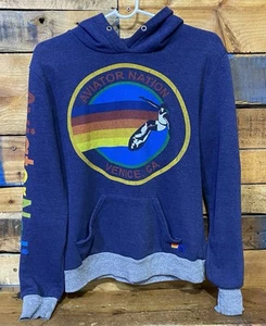 Aviator Nation Venice Logo Hooded Sweatshirt Sz S Hoodie - Picture 1 of 1
