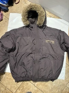 AMAZING G Unit Brow Zip Fur Hooded Winter Jacket Coat Men's Size 2XL 50 Cent HTF - Picture 1 of 7