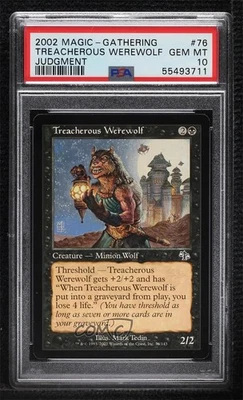 Treacherous Werewolf Magic: Judgment PSA 10 GEM MT 2002 - Image 1 of 2
