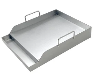 Parts DS125 Stainless Steel BBQ Cooking Griddle, Universal Flat Top Griddle w... - Picture 1 of 6