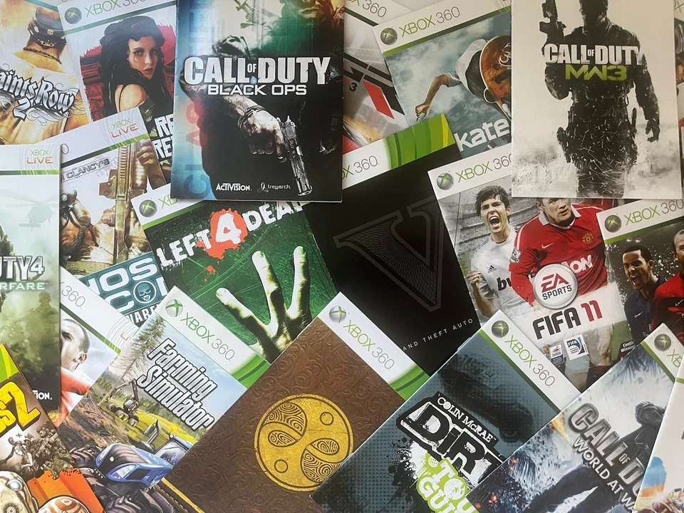 Xbox 360 Game Manuals *No Disc/No Box* - INSTRUCTION BOOKLET ONLY - CHOOSE - Image 1 of 1