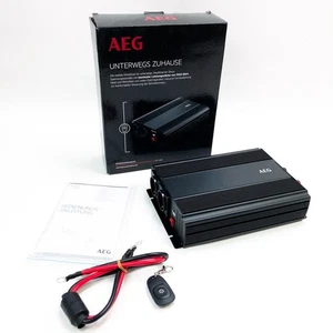 AEG Automotive Modifizierter Sinus-Spannungswandler 1000 W, 12 V DC auf 230 V - Picture 1 of 7