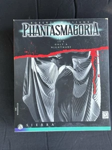 1995 Sierra PHANTASMAGORIA Win 95/3.1 PC Game w/7 Discs Complete Big Box - Picture 1 of 3