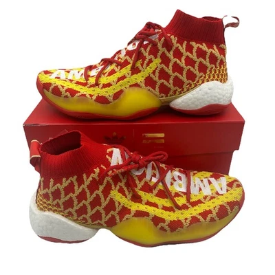 Adidas Pharrell x Crazy BYW Chinese New Year Sneakers Mens 8.5 Ambition EE8688 - Image 1 of 4
