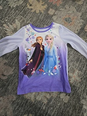 DISNEY FROZEN SIZE 10 FLANNEL 2 PIECE PAJAMAS-NWT - Image 1 of 4