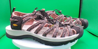 WOMENS KEEN WHISPER RAVEN ROSE DAWN WATERPROOF FISHERMAN SANDALS SHOES 11 - Image 1 of 4