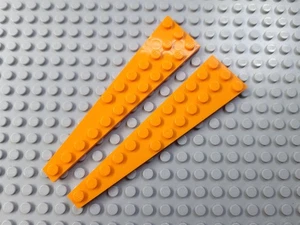 LEGO Par de Piezas de Placa de Cuña Naranja 12x3 - Imagen 1 de 1
