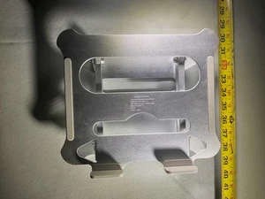 Laptop Stand Aluminum Multi-Angle Adjustable Riser Heat-Vent Ergonomic - Picture 1 of 2