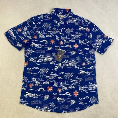 Camisa Hawaiana Reyn Spooner Chicago Cubs Rendimiento Nylon Elastizada Para Hombres S Nueva Con Etiquetas Foto 1 de 4