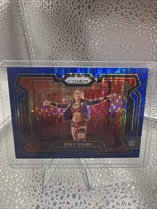 Panini Prizm WWE 2024 Zoey Stark #81 Blue Pulsar Prizm 39/75 SP - Photo 1/3