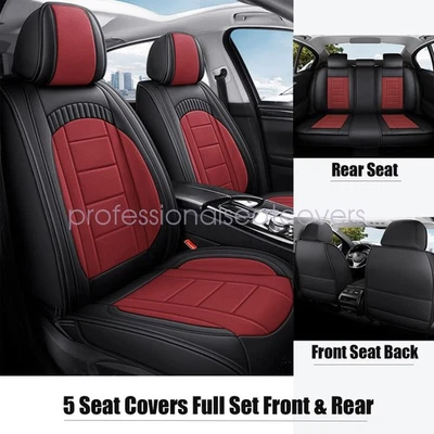 For Mazda CX-5 2013-2025 Car 5 Seat Cover Cushion Full Set Faux Leather - Image 1 of 4