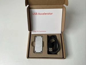 Google Coral AI Edge TPU USB Ml Accelerator Machine Learning Tensor Flow Lite - Afbeelding 1 van 6