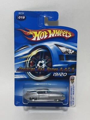 Hot Wheels Prototipo Alfa Romeo B.A.T. 9 Серебряный 19/20 2005 первые издания новый! - Изображение 1 из 3