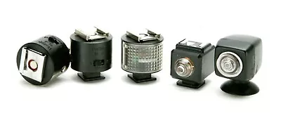 Vintage Nine Optical Slaves With Hot Shoe & PC Connection: Vivitar, Crown, Wein. - Image 1 of 2