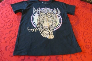 Wonder Nation Def Leppard Band Tee Large 10/12 Girls/Boys Tshirt Tee, Sh.Sleeve - Picture 1 of 4