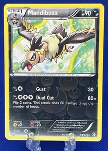 Pokémon JCC Mandibuzz 93/149 Holo Inverso B&W Límites Cruzados 2012 LP - Imagen 1 de 2