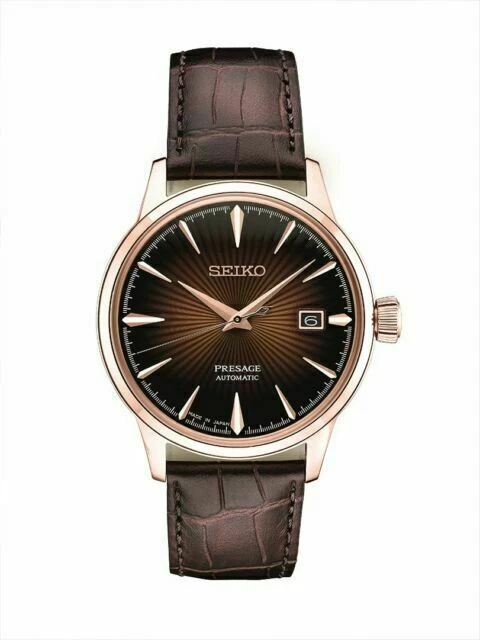 Seiko Presage Brown Men's Watch - SRPB46